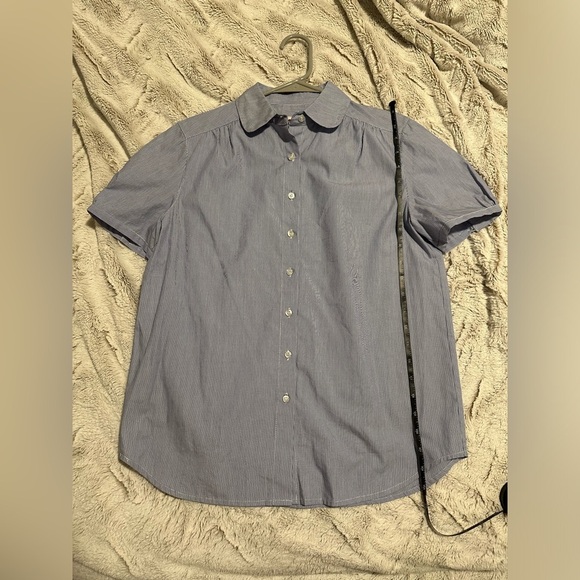 Anne Klein Striped Button-Up Shirt- No Shirt Size Tag - Picture 5 of 11